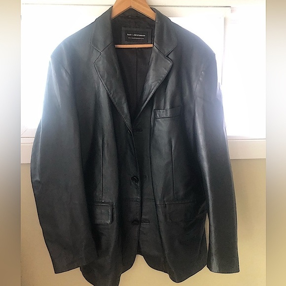 BOD & CHRISTENSEN leather jacket, black - Picture 6 of 8